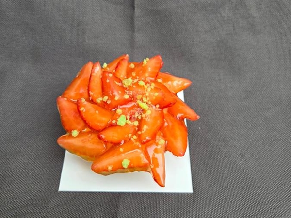 Aardbeiengebakje (harde bodem)